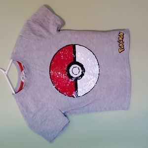 H&M Pokémon sequin shifting tshirt